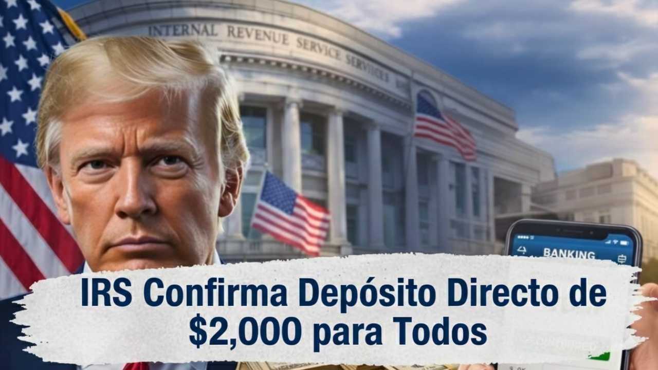 IRS Confirma Depósito Directo de $2,000 para Todos: Pagos Comienzan el 9 de Enero
