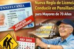 Nueva Regla de Licencia de Conducir en Pensilvania para Mayores de 70 Años desde Julio 2026